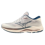 Mizuno Wave Rider 27 Madingi Patogūs Audinio Smūgių Absorbcija Pralaidūs Žemi Sportiniai Bėgimo Bateliai Vyri&scaron;kas Kedas Off-White J1GC237505 41