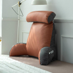 Mink&scaron;ta pagalvė atlo&scaron;as prie lovos - Pagalvė kaklo, skaitymo ir juosmens atramai Armrest Cushion L75&times;H58CM (Carbon Package)
