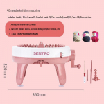 Rankomis sukamas vaiki&scaron;kas mezgimo stakles kojinėms, &scaron;alikams ir megztiniams - žaislas namams ir darželiui