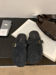 Stipriu padu Birkenstock vilnoniai batai 2025 m. rudens ir žiemos korėjieti&scaron;ka versija vienos juostelės pūkuotos &scaron;lepetės moterims dėvėti plok&scaron;čiapadžiai Birkenstock aksominiai medvilniniai batai 35 tamsiai pilka spalva