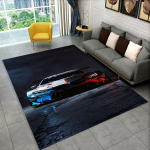 3D E36 lenktyninio automobilio motociklo kilimas kilimas svetainei miegamojo dekoras, vaikai žaidžia neslystantis dekoravimas sofai durų kilimėlis dovana 60x90cm( 23x35in )
