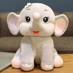 Kar&scaron;tas Naujas 40CM/55CM Pliu&scaron;inis Dramblys Su Mielomis Didelėmis Ausimis Mink&scaron;ti Kim&scaron;ti Gyvūnai Lėlės Sofa Kailinis Pagalvėlė Vaikams Mergaitėms &Scaron;ventinės Dovanos 40cm