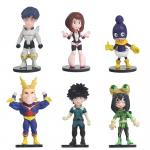 Naujas My Hero Academia Himiko Toga Kurogiri Twice Hatsume Shigaraki Deku Bakugo Togata Dabi Midoriya Jiro Žaislai Anime Figūrėlės Dovanos