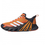 Adidas Slip Resistant Abrasion Resistant Low top Running Shoes Unisex Orange Black JS0469 40⅔