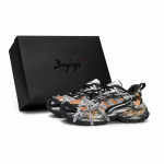 Adidas SHADOW FEVER Moonfall Neslystantys Atsparūs dilimui Žemi Stambūs sportbačiai Unisex Juodi Oranžiniai Raudoni JR0040(Team80-S-BOX) 41⅓