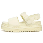 Dr. Martens Moteri&scaron;kos Voss Mono Hydro Odinės Platforminės Basutės Toile Cream 27330282 39
