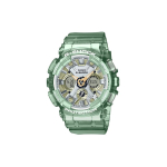 Casio G-Shock Vienaragis &Scaron;viečiantis Vandeniui Atsparus Sportinis Kvarcinis Laikrodis Moteri&scaron;ki Laikrodžiai Žalias GMA-S120GS-3A Green Watch Case gray