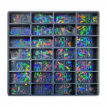 Domino pelėsis silikoninis holografinis &scaron;okolado formelės holografinė &scaron;okolado plytelės formelė dervos liejimui domino formelė juoda