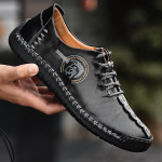 Vyri&scaron;ki Retro Atsipalaidavę Batai, Didelio Dydžio Rankų Darbo Tikros Odos Atsipalaidavę Batai Ankle Boots 38