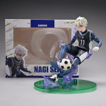 Anime BLUELOCK Seishiro Nagi Futbolo Veiksmo Figūrėlė Japonų Lėlės Pomėgiai Žaislai Stalo Dekoracijos Kambario Statulėlė Gimtadienio Dovana no box