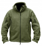 Vyri&scaron;ka &scaron;ilta kareivi&scaron;ka striukė lauke su Tactical Fleece Thermal Polar vir&scaron;utiniais drabužiais ir gobtuvu žygiams S pilka spalva