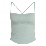 Adidas Stella McCartney STUDIO SPAGHETTI TRUMPAS Vir&scaron;utinis Dalis Camisole Moteri&scaron;kas KC2014 L