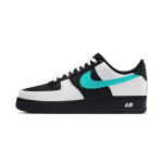 Nike Air Force 1 Light Ink On A Cyan Shirt Slip Resistant Abrasion Resistant Low top Skateboard Shoes Unisex CW2288-001(Team598-) 45 white