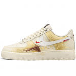 Nike Air Force 1 '07 Pegasus Pack Van Gogh Genesis, Lobių Pilni Namai Žemi Kateboardo Batai Vyri&scaron;ki Smėlio Spalvos Auksiniai IQ1119-011(Komanda307-) 41