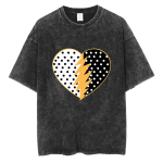 Vintažiniai skalbti Angine De Poitrine Roko Grupės Prekės T-shirt Unisex Hip Hop Laisvas Punk Gotikinis Trumpomis Rankovėmis T-shirt Vyri&scaron;ki Streetwear XL black