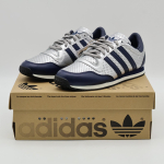 JR1614 adidas Originals Galaxy OG Sidabrinis Metalinis Naktinis Indigo Off White (Vyri&scaron;ki) 5 black
