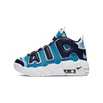 Nike Air More Uptempo Mėlyni 96 Džinsiniai BP Patogūs Vaikų Krep&scaron;inio Batai Džinsiniai Vaikams Nuo 3 Iki 7 Metų AA1554-404 1Y blue
