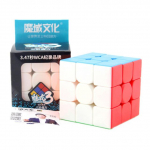 Moyu Cubing Classroom Meilong 3/3C 3x3 Magic Stickerless 3 sluoksnių Speed ​​Cube profesionalūs dėlionės žaislai vaikams