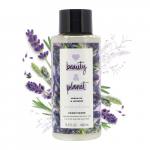 Love Beauty And Planet Natūralus argano aliejus ir levandų kondicionierius nuo pūtimosi be parabenų, 400 ml