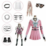 Danganronpa Cosplay kostiumas V3 Killing Harmony MIU Iruma vidurinės mokyklos uniformos kostiumas