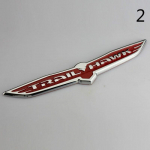 JE+P Wrangler Automotive Metal 3D Red Eagle Automobilių lipdukai Automobilių abėcėlės lipdukai automobilių apdaila