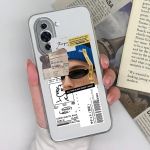 Skirta Huawei Nova 10 2 3 4 5 6 7 8 9 Pro SE Y70 90 dėklas Fashion Boy Girl Mink&scaron;tas silikoninis dangtelis skaidrus matinis atsparus smūgiams skirtas Huawei buferio apvalkalas Huawei Nova 10 4G