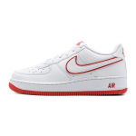 Nike Air Force 1 GS Balti Pikanti&scaron;kai Raudoni Vaikų Sportbačiai Aura Mėlynos Spalvos Aliuminio DV7762-101 38