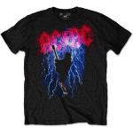 ACDC Thunderstruck Angus Young Rock Tee unisex mar&scaron;kinėliai S