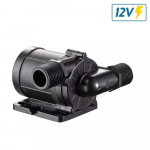 Panardinamas vandens siurblys DC 12V 180 laipsnių mažo triuk&scaron;mo mini panardinamasis siurblys 12m pakeliamas be&scaron;epetis variklis 4824A 12V juoda