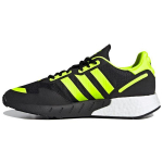 Adidas ZX 1K Boost Ry&scaron;kus logotipas Grafika - Juodos ir Saulėtos Geltonos Unisex sportbačiai Pagrindinė Juoda Matinė Sidabrinė FY3632 41⅓