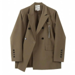 Kostiumo paltas Moteri&scaron;kas pavasario ir rudens negabaritinis palaidas kostiumas Top Trend Blazer M