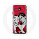 Coque pour Samsung Galaxy j7 2017 La casa de papel Nairobi Fan art