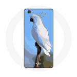 Coque pour Huawei P8 Lite Cacato&egrave;s Perroquets blanc Oiseaux