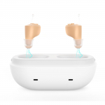 Nematomas skaitmeninis klausos aparatas kurtiesiems pagyvenusiems žmonėms Įkraunamas klausos aparatas Garso stiprintuvas su triuk&scaron;mą slopinančiais garso aparatais