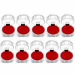 5/10 vnt papuo&scaron;alų pakuotės žiedų auskarų dėžutė akrilo permatoma vestuvių pakavimo papuo&scaron;alų dėžutė 10Pcs