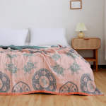 Boho pledas medvilninis marlės etninis vasarinis antklodė mink&scaron;tas lovatiesė dvigulė karalienės karaliaus dydžio pledai ant lovos sofos rank&scaron;luosčio užvalkalas 150x200cm