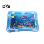 Vandens jutiklio kilimėlis katėms Sutir&scaron;tintas vandens jutimo žaidimų kilimėlis su žuvies ra&scaron;tu pripučiamas vėsinantis patogus vasaros naminių gyvūnėlių vandens padėklas B