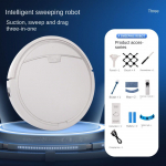 &bdquo;Smart Home&ldquo; &scaron;lavimo robotas &bdquo;Bluetooth&ldquo; APP, prijungtas prie mobiliojo telefono Stipraus vakuuminio &scaron;lavimo daugiafunkcio valymo ma&scaron;inos balta
