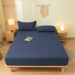 Mink&scaron;ta ir lygi vienspalvė &scaron;lifuota medvilninė paklodė viengulėms ir dvigulėms lovoms, užtikrinanti komfortą ir apsaugą nuo dulkių. 180cm*220cm Single Fitted Sheet