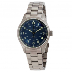Hamilton Khaki Field Titanium Blue Dial Automatinis H70545140 100M vyri&scaron;kas laikrodis mėlyna