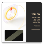 1 vnt. Dantų poliravimo juostelės ritinys Dervos dantų &scaron;lifavimas &Scaron;lifavimas Formavimas Stomatologija Dantų medžiaga geltona