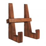 Medinis kulinarinių knygų laikiklis virtuvės stalvir&scaron;io receptų stovas Didelis stabilumas, lygus kra&scaron;tas, nemokamas kaimi&scaron;kas receptų knygų laikiklis juodmedis