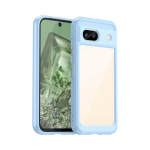 Google Pixel 8A dėklas Pixel 8A 7A 7 8 Pro dangtelis Spalvingas mink&scaron;to kra&scaron;to silikoninis skaidrus smūgiams atsparus bamperis Pixel 8A 7A For Pixel 7 &scaron;viesiai mėlyna spalva