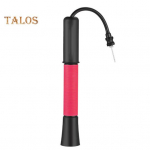 Sportinio kamuolio pompa Ne&scaron;iojama oro pompa Kamuolio pripūtėjas su adatų laikikliu Stumiamo ir traukiamo pripūtimo sistema Rankinė pompa tinkliniui, krep&scaron;iniui, futbolui raudona juoda spalva