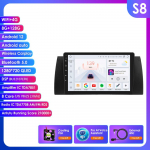 Ossuret Android 13 Automobilio Radijas Multimedia Vaizdo Grotuvas BMW 5 E39 1995 - 2003 E53 X5 M5 Automobiliui GPS Carplay 2 Din Automobilio Radijo Ekranas WIFI FM AM RDS OBD2 S8 8Core 8G 128G AI