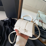 Mini PU Crossbody Krep&scaron;ys Moterų Mergaičių Kvadratinis Pečių Krep&scaron;ys Vienspalvis Krep&scaron;elis Tėvų ir Vaikų Saldus lūpdažių makiažo Krep&scaron;ys 16x7x10cm juoda