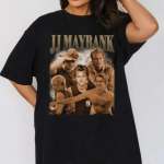 Unisex JJ Maybank Outer Banks Vintažinis grafinis mar&scaron;kinėlis Moteri&scaron;ki mar&scaron;kinėliai Su spauda Apvalaus kaklo mar&scaron;kinėlis Laisvas mar&scaron;kinėlis Moteri&scaron;ki drabužiai 4XL