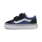 Vans Old Skool V Vaikams Tamsiai Mėlyni Vaikų Sportbačiai Mėlyni True-White VN000VHENWD 30.5