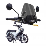FOR Cross Cub cc50cc110 Cross Cub CC50 CC110 2024 cc50 2018-2024 2025 Motociklo priekinis stiklas Gray 35cm