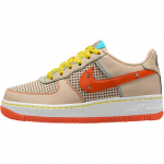 Nike Air Force 1 Low GS D.I.Y. Diorama Vaikų sportbačiai Rudo smėlio spalvos Saugiai oranžiniai IB7725-126 36